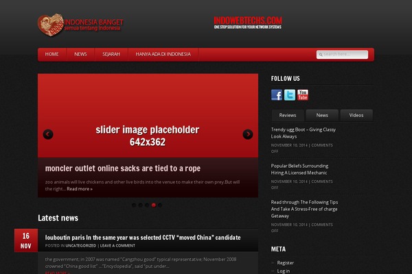 GamePress theme site design template sample