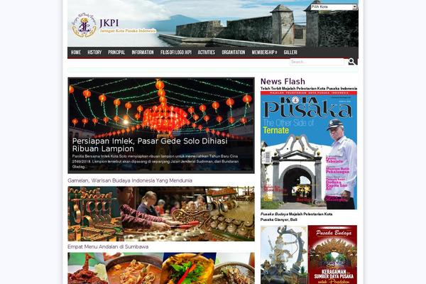 indonesia-heritage.net site used Themes-002