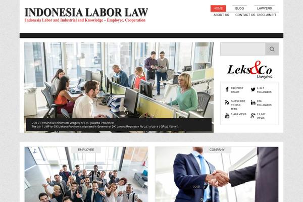 indonesialaborlaw.com site used Theme47781-1