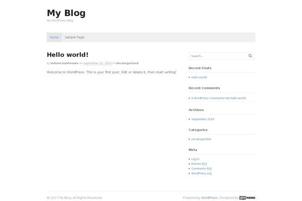 Canvas theme site design template sample