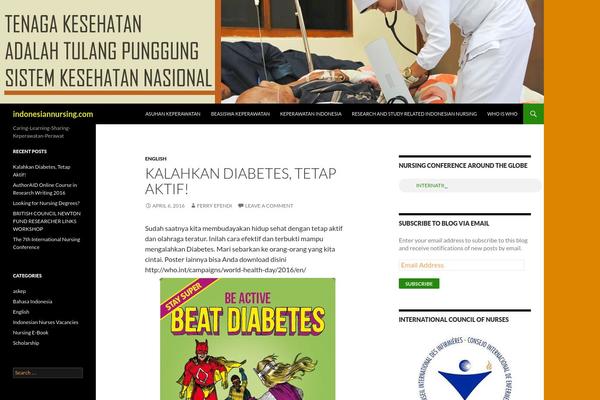 WordPress website example screenshot