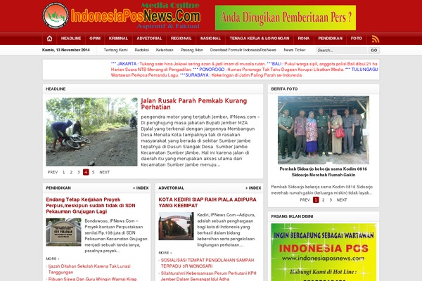 indonesiaposnews.com site used Ip