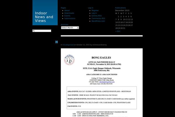 WordPress website example screenshot