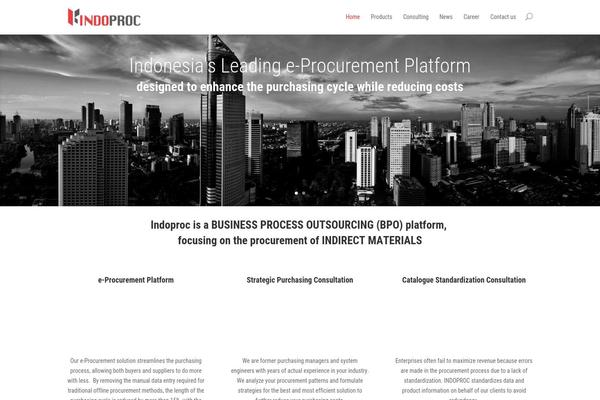 Manufacturer theme site design template sample