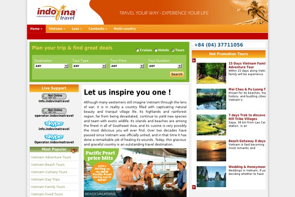 indovinatravel.com site used Indovina