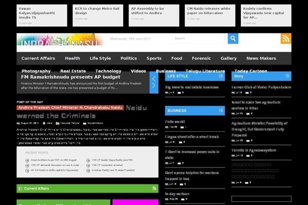 Metro theme site design template sample