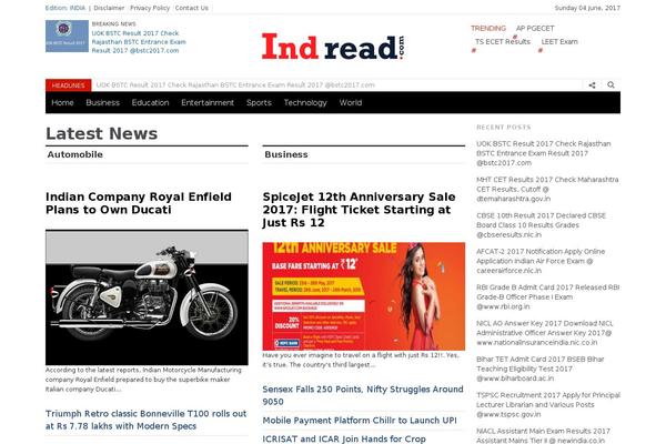 newspaper-magazine theme websites examples