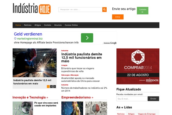 industriahoje.com.br site used Industriahoje