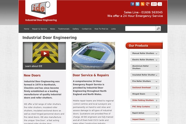 industrial-door-eng.co.uk site used Industrial-door-engineering