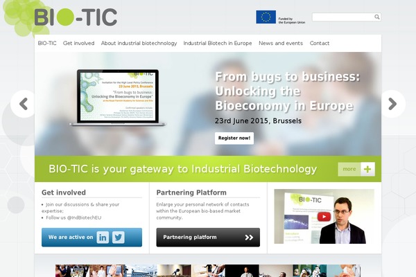 industrialbiotech-europe.eu site used Bio-tic