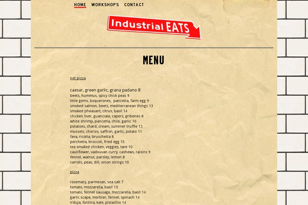 industrialeats.com site used Industrial-eats