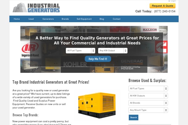 industrialgenerators.com site used Ig2