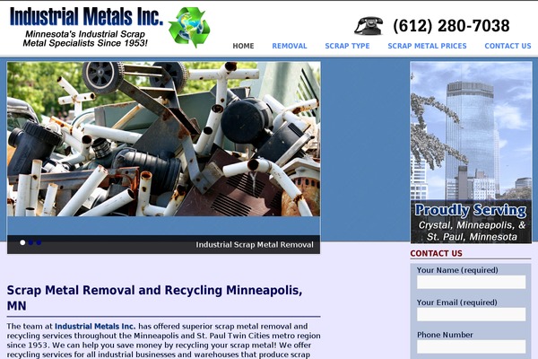 WordPress website example screenshot