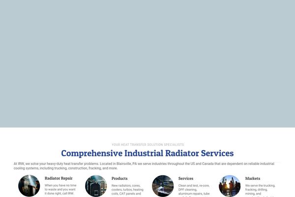 WordPress website example screenshot