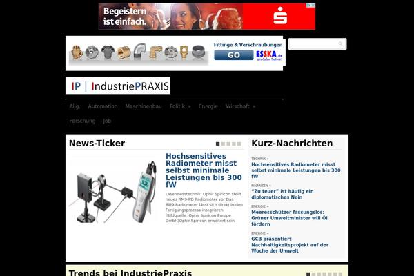 industriepraxis.de site used Pure Magazine