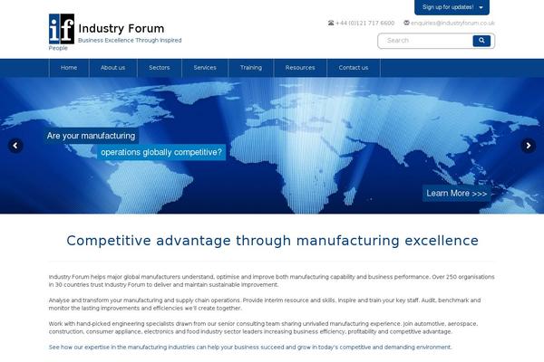 industryforum.co.uk site used Industry-forum