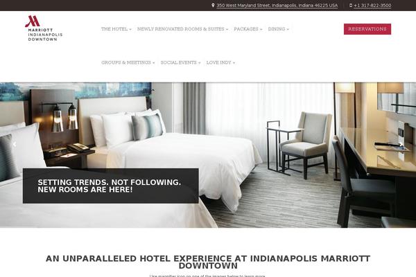 indymarriott.com site used Lodger