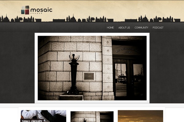 Churchope theme site design template sample