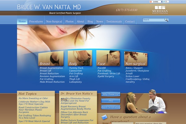 WordPress website example screenshot