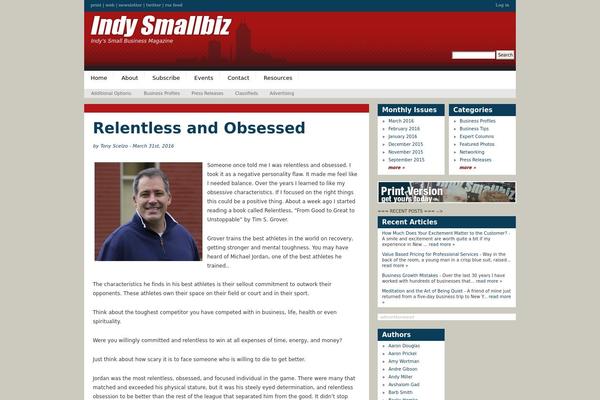 indysmallbiz.com site used Isb