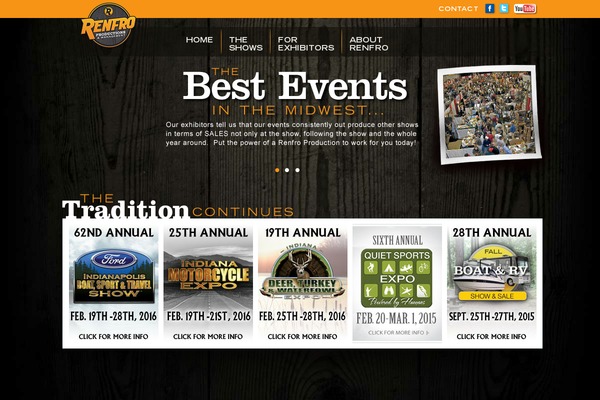 indysportshow.com site used Renfro