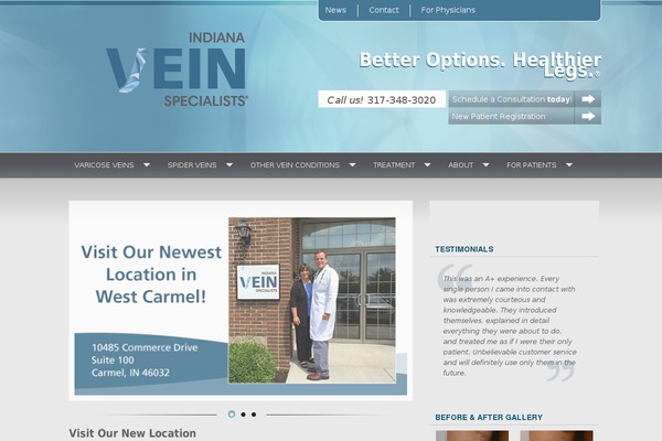 indyveins.com site used Vein