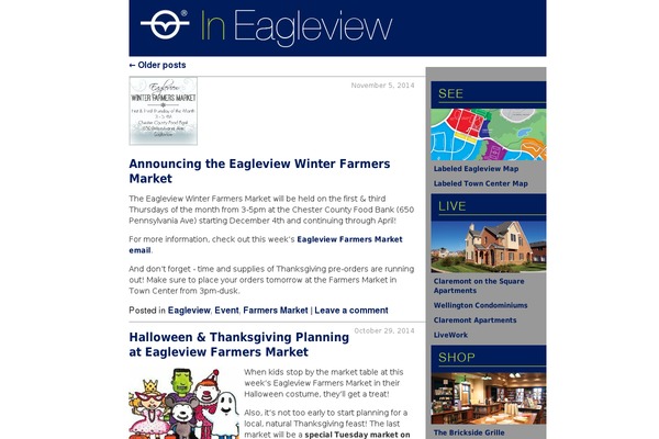 Twenty Ten theme site design template sample