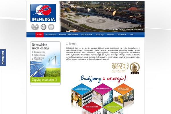 inenergia.pl site used Inenergia