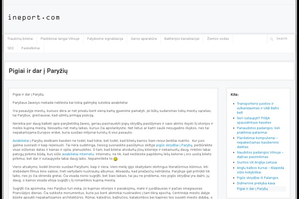 WordPress website example screenshot