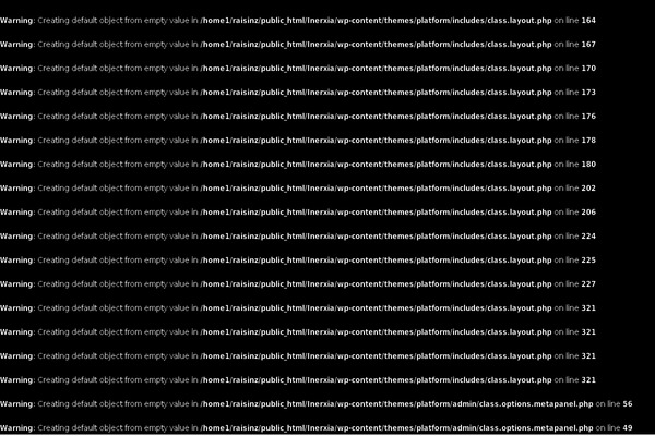 WordPress website example screenshot