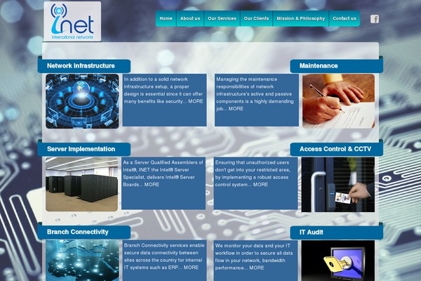 Inet theme site design template sample