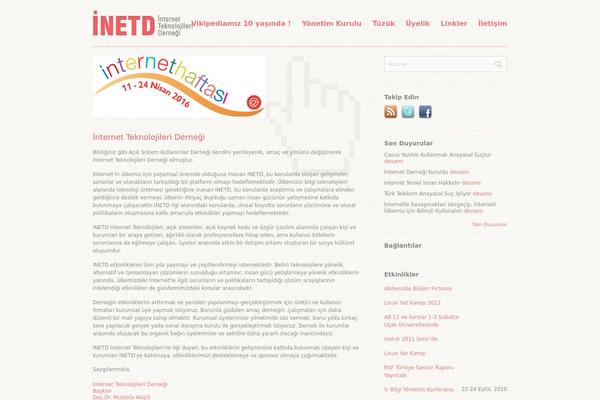 Inet theme site design template sample