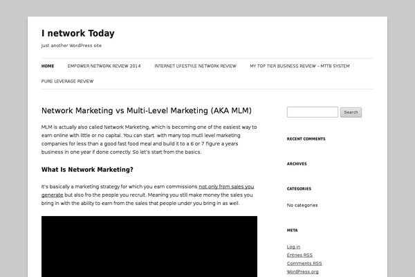 Twenty Twelve theme site design template sample