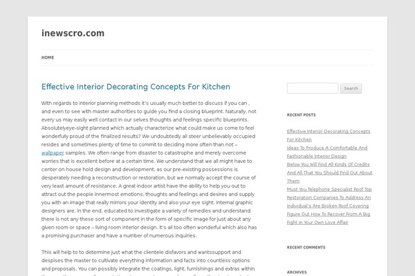 Twenty Twelve theme site design template sample