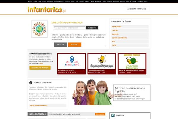 infantarios.pt site used Empresas