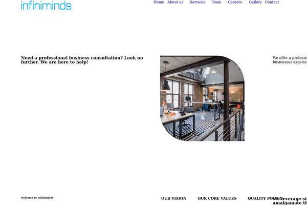 WordPress website example screenshot