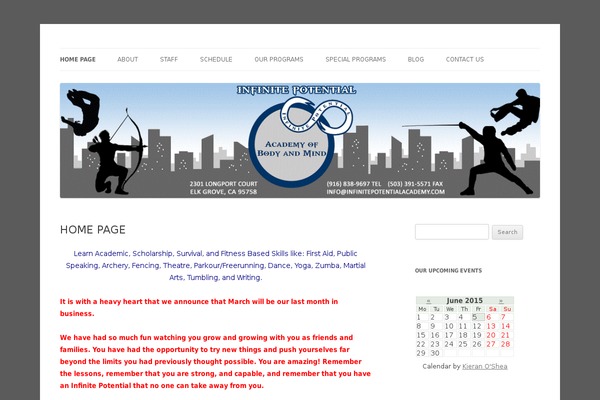 Twenty Twelve theme site design template sample