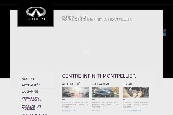 infiniti-montpellier.com site used Alliance-auto
