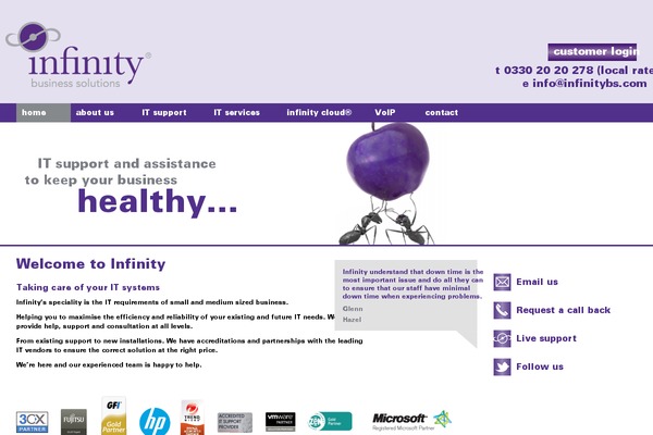 infinitybs.com site used Infinitybs