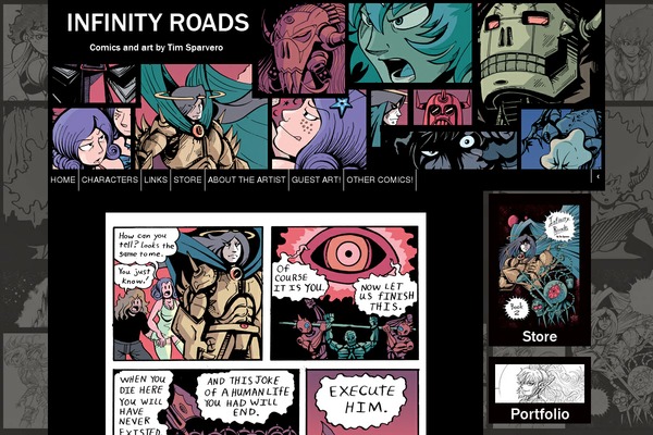 infinityroads.com site used Comicpress V
