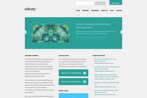 infinity_v2 theme websites examples