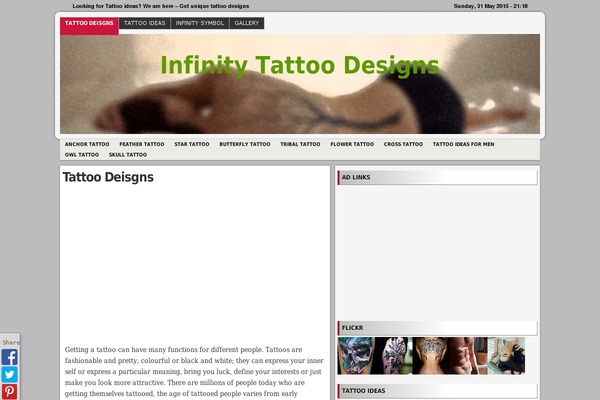 RedLine theme site design template sample