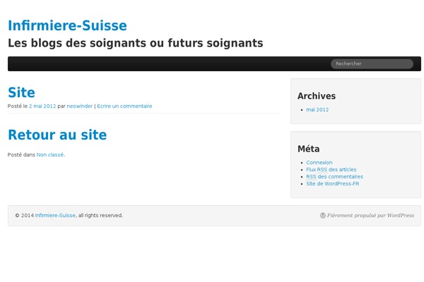 infirmiere-suisse.ch site used Bueno