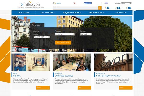 WordPress website example screenshot