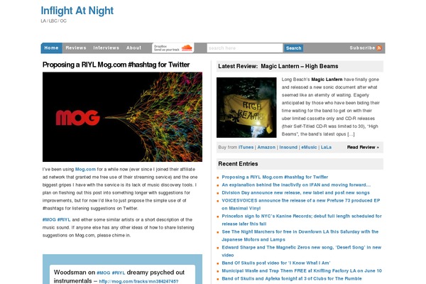 inflightatnight.com site used Ifan