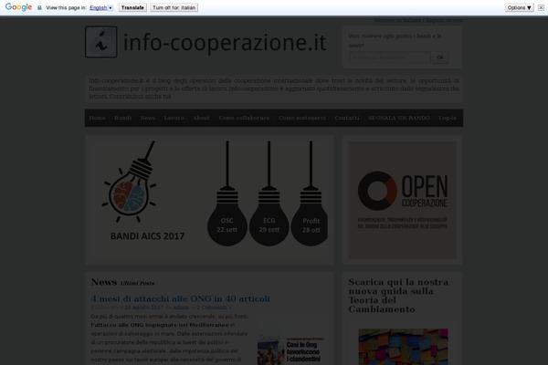 info-cooperazione.it site used Ro-theme