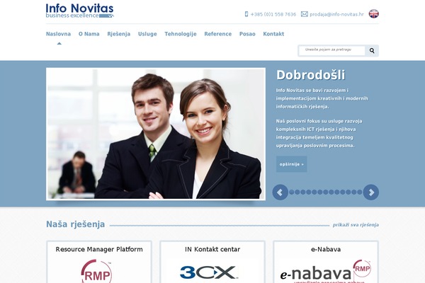 info-novitas.hr site used Infonovitas