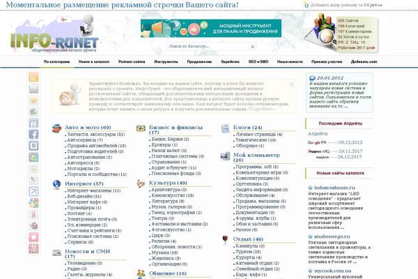 info-runet.ru site used Katalog