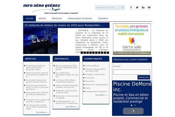 infoaeroquebec.net site used Aero