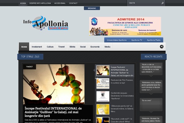 infoapollonia.ro site used Infoapollonia